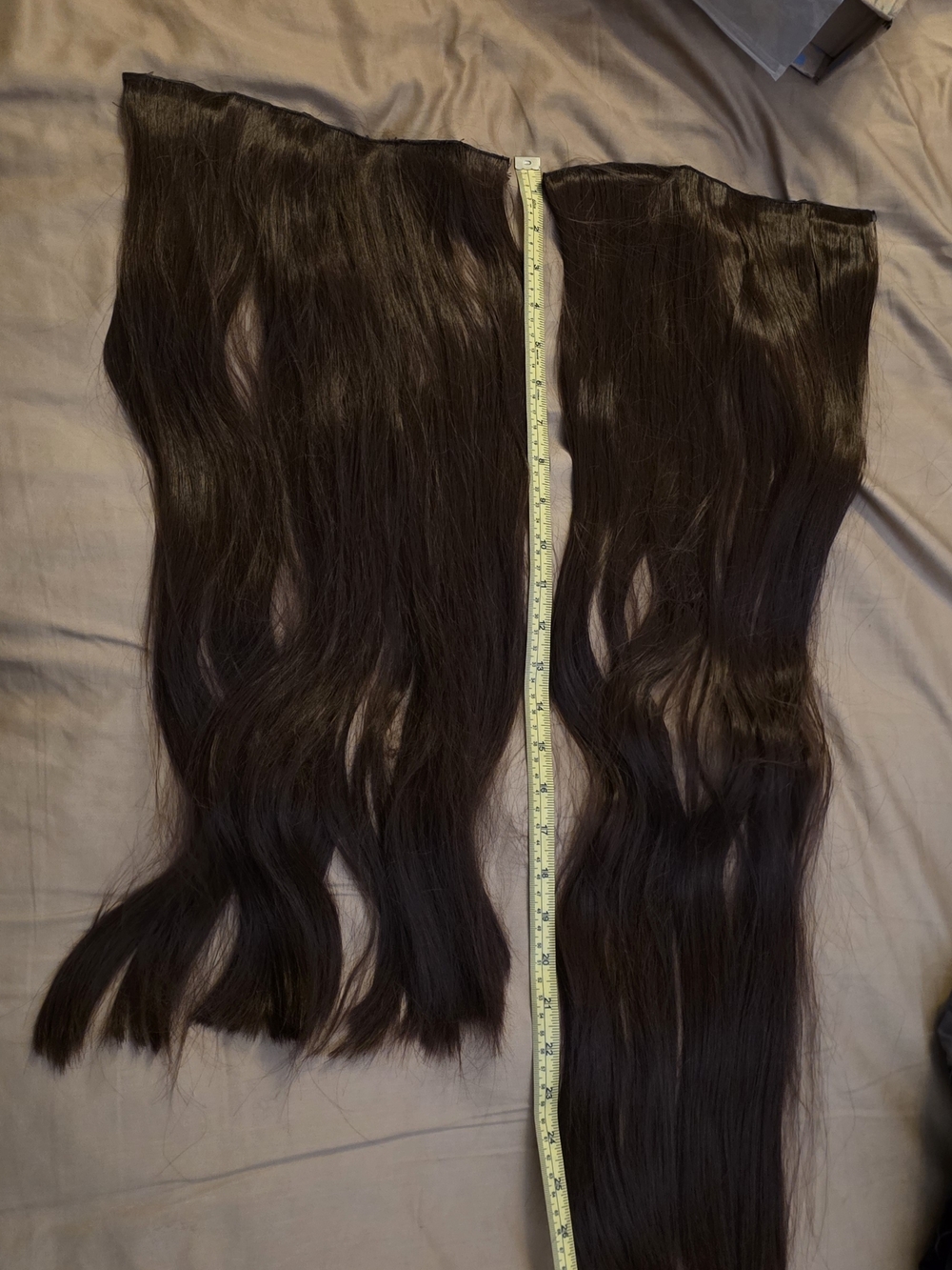Dark Brown Clip-In Hair Extensions - Natural Shine